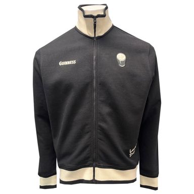 Guinness retro full zip top with Guinness pint logo from O'Neills.