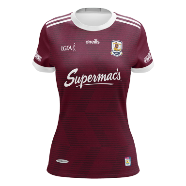 Galway LGFA Women's Fit 2 Stripe Home Jersey 2023