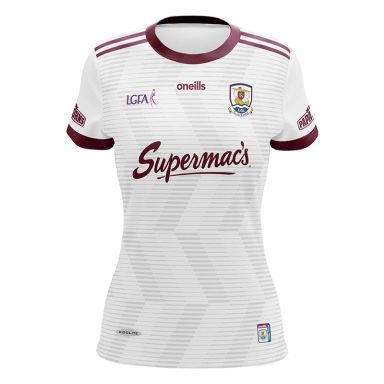 Galway LGFA Women's Fit 2 Stripe Away Jersey 2023