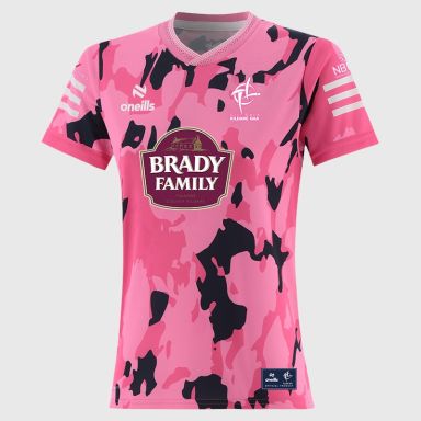 Pink Kildare GAA Short Sleeve Training Top 2026 from O’Neills