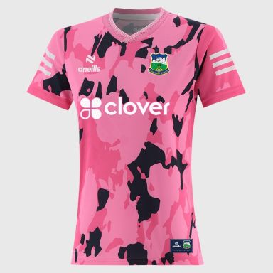 Pink Tipperary GAA Short Sleeve Training Top 2026 from O’Neills