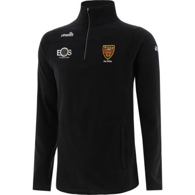 Men’s Down GAA Harlow Micro Fleece Half Zip Top with two zip pockets and Down GAA crest by O’Neills.