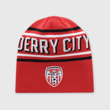 O'Neills Derry City F.C.Coyle Beanie Hat Red