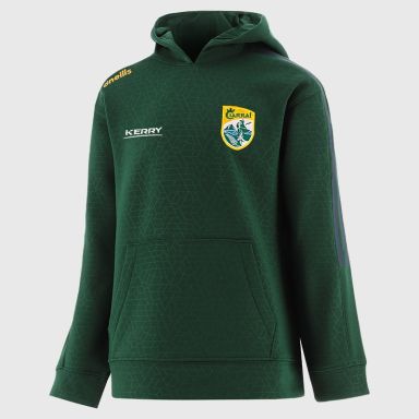 Kerry GAA Kids' Hydra Tech Fleece Pullover Hoodie Bottle from O’Neills