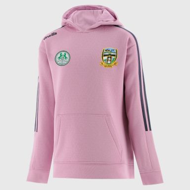 Meath GAA Kids' Hydra Tech Fleece Pullover Hoodie Pink from O’Neills