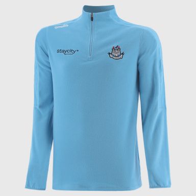 Dublin GAA Men's Hydra Half Zip Fleece Sky from O’Neills