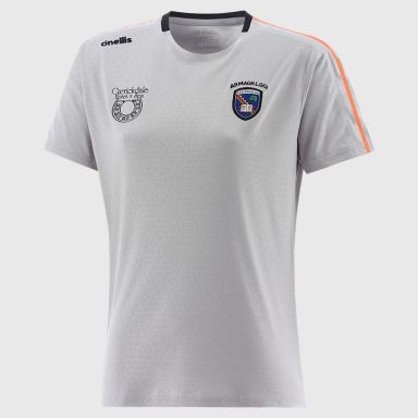 Armagh LGFA Women's Hydra T-Shirt Silver / Orange / Black