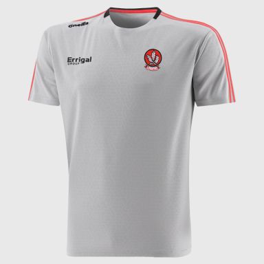 Derry GAA Kids' Hydra T-Shirt Silver from O’Neills Sportswear
