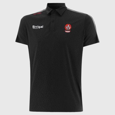Derry GAA Men's Hydra Polo Shirt Black from O’Neills