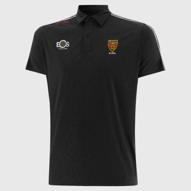 Down GAA Men's Hydra Polo Shirt Black from O’Neills Sportswear