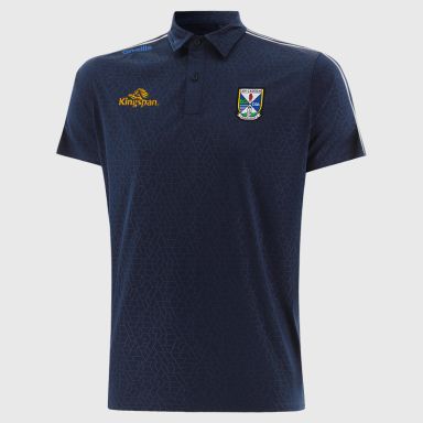 Cavan GAA Men's Hydra Polo Shirt Navy from O’Neills