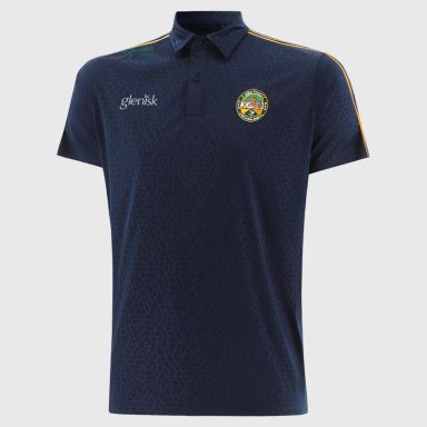 Offaly GAA Men's Hydra Polo Shirt Navy from O’Neills