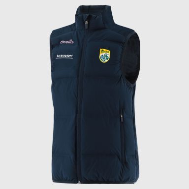 Kerry GAA Women's Hydra Padded Gilet Navy from O’Neills