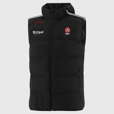 Derry GAA Men's Hydra Hooded Padded Gilet Black from O’Neills 