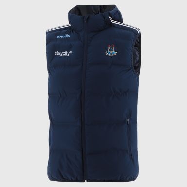 Dubin GAA Men's Hydra Hooded Padded Gilet Navy from O’Neills 