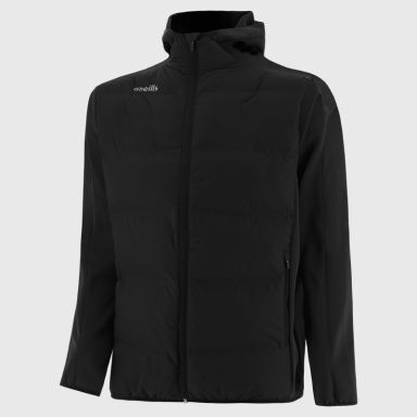 O'Neills Kids' Hydra Lightweight Hooded Padded Jacket in Black