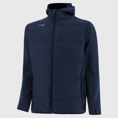 O'Neills Men's Hydra Lightweight Hooded Padded Jacket in Marine
