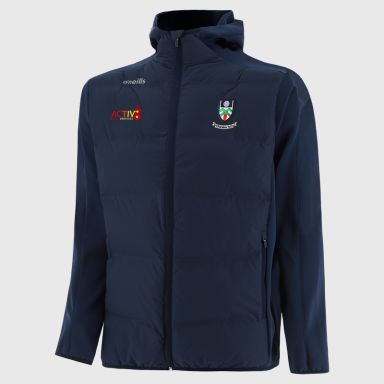 Monaghan GAA Men's Hydra Lightweight Hooded Padded Jacket Navy | O’Neills 