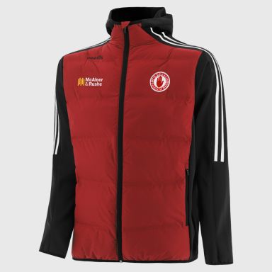 Tyrone GAA Men's Hydra Lightweight Hooded Padded Jacket Red| O’Neills 