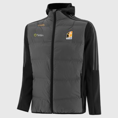 Kilkenny GAA Men's Hydra Lightweight Hooded Padded Jacket Grey | O’Neills 