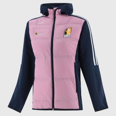Kilkenny GAA Women's Hydra Lightweight Hooded Padded Jacket Pink