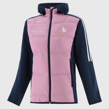 Louth GAA Women's Hydra Lightweight Hooded Padded Jacket Pink