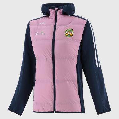 Offaly GAA Women's Hydra Lightweight Hooded Padded Jacket Pink
