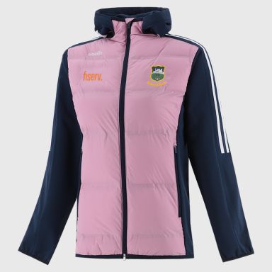 Tipperary GAA Women's Hydra Lightweight Hooded Padded Jacket Pink | O’Neills 