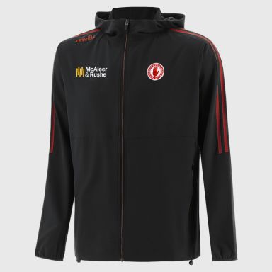 Tyrone GAA Men's Hydra Woven Full Zip Hooded Jacket Black from O’Neills