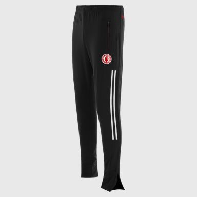 Tyrone GAA Kids' Hydra Brushed Skinny Tracksuit Bottoms Black from O’Neills Sportswear