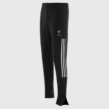 Kildare GAA Men's Hydra Brushed Skinny Tracksuit Bottoms Black from O’Neills Sportswear