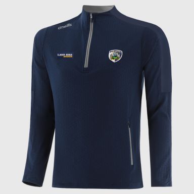 Laois GAA Kids' Hydra Brushed Half Zip Top Navy / Silver from O’Neills Sportswear
