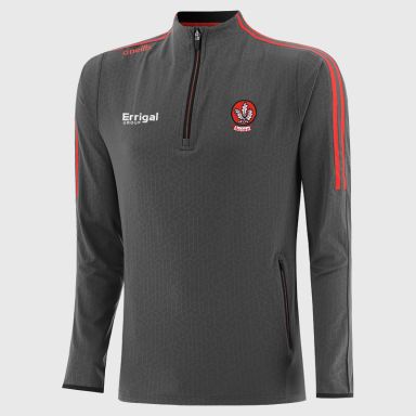 Derry GAA Kids' Hydra Brushed Half Zip Top Dark Grey from O’Neills Sportswear