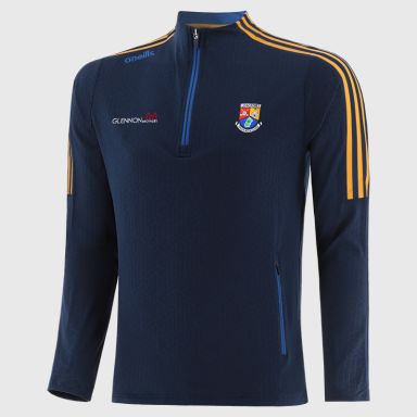 Longford GAA Kids' Hydra Brushed Half Zip Top Navy from O’Neills Sportswear