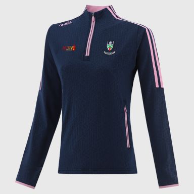 Monaghan GAA Women's Hydra Brushed Half Zip Top Navy from O’Neills Sportswear