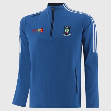 Monaghan GAA Men's Hydra Brushed Half Zip Top Royal from O’Neills Sportswear