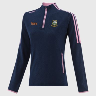 Tipperary GAA Women's Hydra Brushed Half Zip Top Navy from O’Neills Sportswear