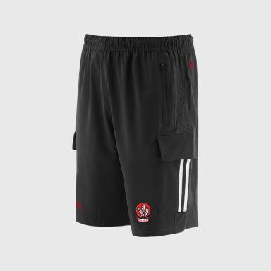 Derry GAA Men's Hydra Woven Cargo Shorts Black from O’Neills
