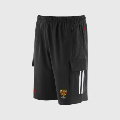Derry GAA Men's Hydra Woven Cargo Shorts Black from O’Neills Sportswear