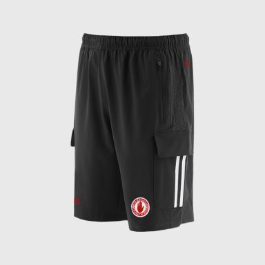 Tyrone GAA Men's Hydra Woven Cargo Shorts Black from O’Neills