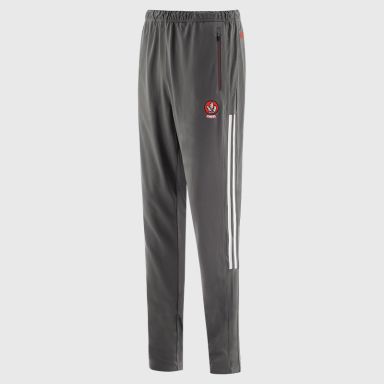 Derry GAA Kids' Hydra Skinny Tracksuit Bottoms Grey from O’Neills