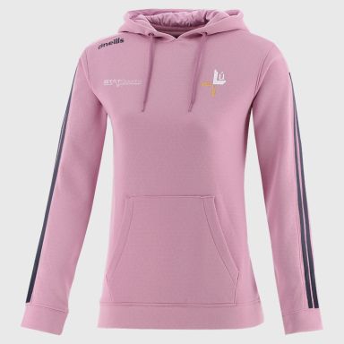 Louth GAA Women's Hydra Tech Fleece Pullover Hoodie Pink from O’Neills