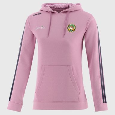 Offaly GAA Women's Hydra Tech Fleece Pullover Hoodie Pink from O’Neills