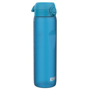 Blue Ion8 Leak Proof Water Bottle 1000ml with measurement print from O'Neills