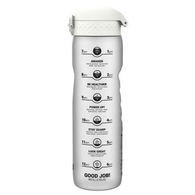 Ion8 Leak Proof Water Bottle 1 Litre with time print from O'Neills