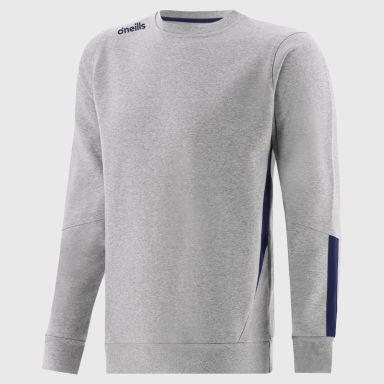 Kids' Grey Jenson Crew Neck Fleece Sweatshirt by O’Neills.