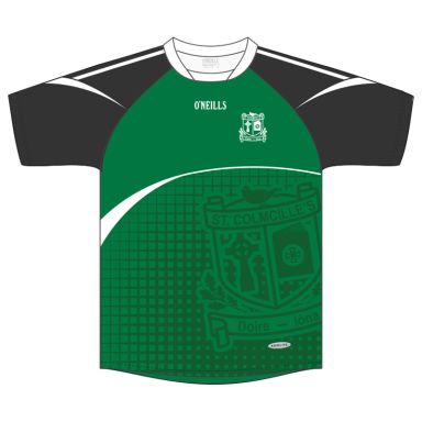 St. Colmcille's Crossgar Short Sleeve Training Top (Juniors)