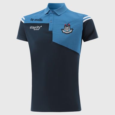 O’Neills Dublin GAA Joyce Polo Shirt Navy with official crest