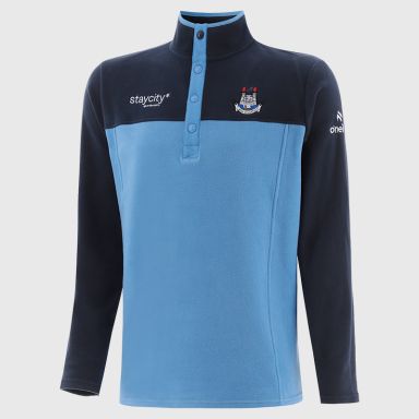 Dublin GAA Men's Kai Snap Button Fleece Sky / Navy from O’Neills 