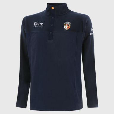 Antrim GAA Men's Kai Snap Button Fleece Navy from O’Neills 